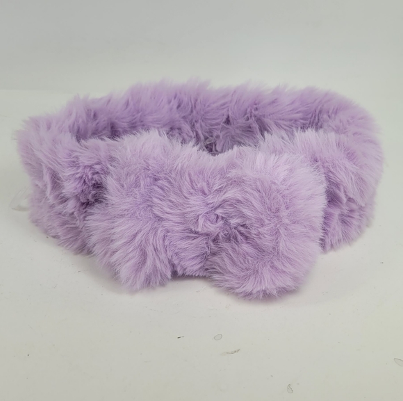 Claire's Plush Lavender Headband - Picture 1 of 6